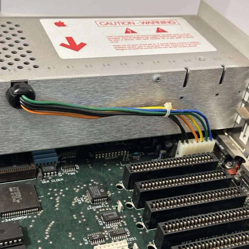 Vintage Apple IIGS Computer Powers ON